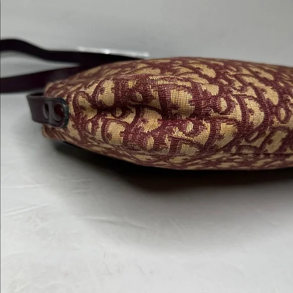 Dior Maroon and Tan Crossbody Bag - Picture 4 of 10
